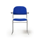 Jive Stacking Armchair With Chrome Frame - NWOF