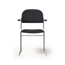 Jive Stacking Armchair With Chrome Frame - NWOF