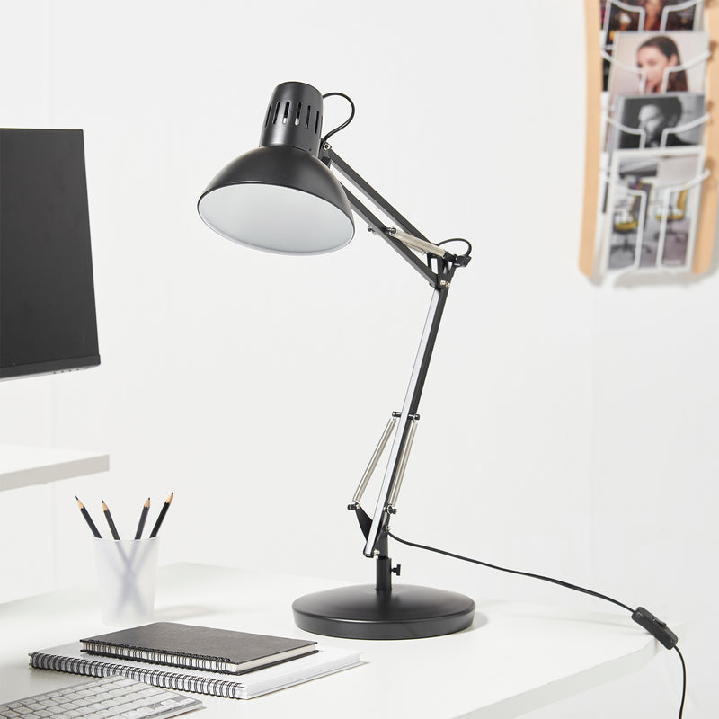 Kari Architect Steel Desk Lamp - Black