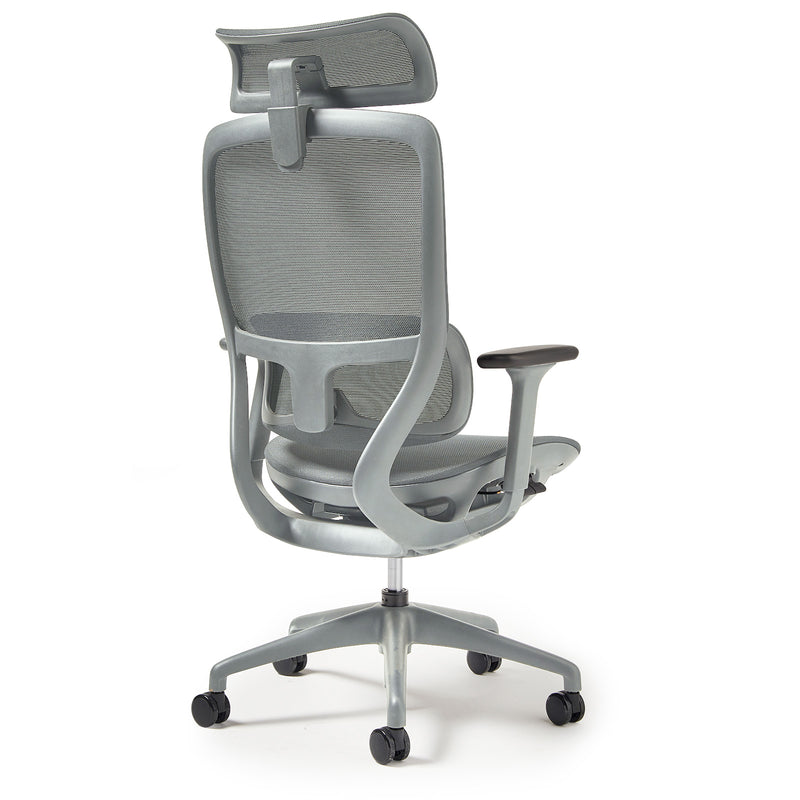 Kara High Back Executive Mesh Task Chair - Grey