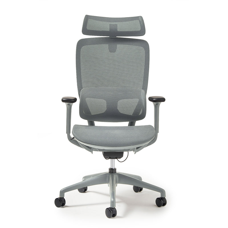 Kara High Back Executive Mesh Task Chair - Grey