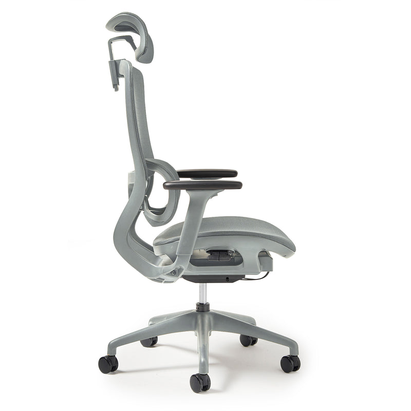 Kara High Back Executive Mesh Task Chair - Grey