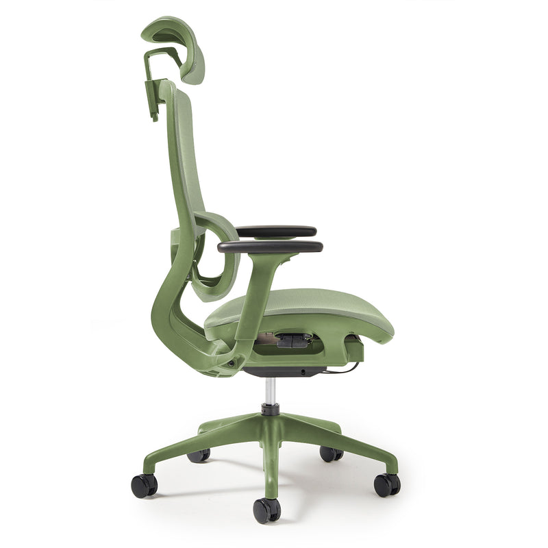 Kara High Back Executive Mesh Task Chair - Green