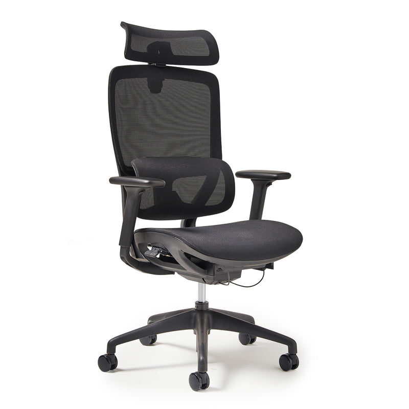 Kara High Back Executive Mesh Task Chair - Black