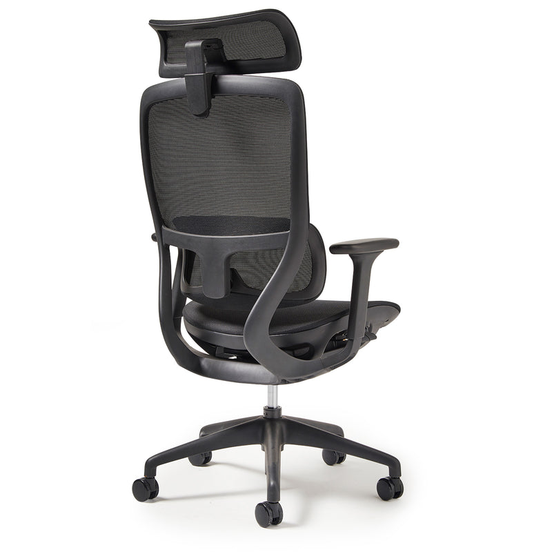 Kara High Back Executive Mesh Task Chair - Black