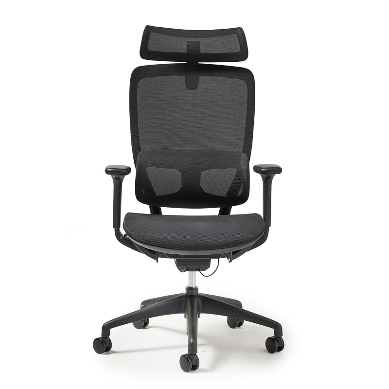 Kara High Back Executive Mesh Task Chair - Black