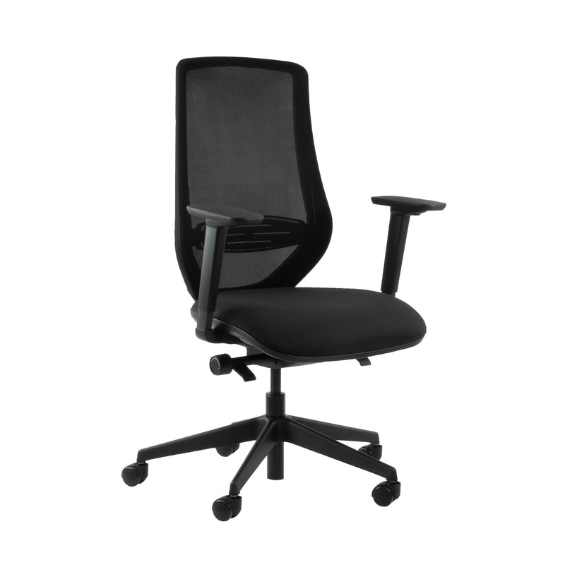 Kacey Mesh Back Operator Chair With Black Frame - NWOF