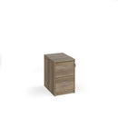Universal Wooden Filing Cabinet With Silver Handles - Nebraska Oak - NWOF
