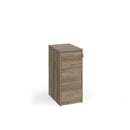 Universal Wooden Filing Cabinet With Silver Handles - Nebraska Oak - NWOF