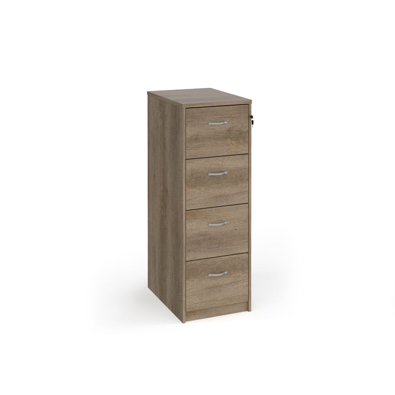 Universal Wooden Filing Cabinet With Silver Handles - Nebraska Oak - NWOF