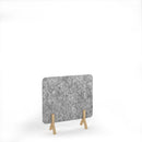 Lattice Acoustic Floor Standing Screen With Wooden Legs - NWOF