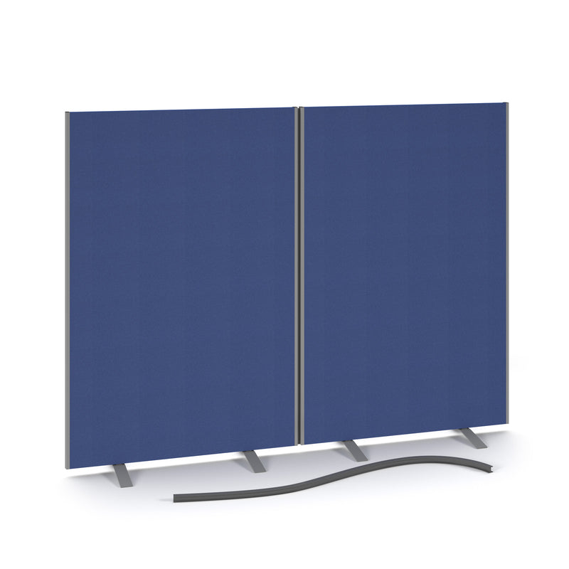 Floor Standing Fabric Screen 2 Way Panel Linking Strip - NWOF