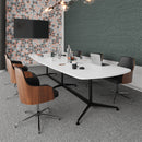 Loft Barrel Boardroom Table - Kendal Oak - NWOF