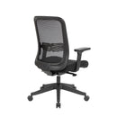 Lotus Mesh Back Operator Chair With Adjustable Arms & Fabric Seat