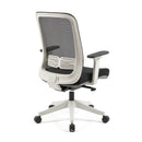 Lotus Mesh Back Operator Chair With Adjustable Arms & Fabric Seat