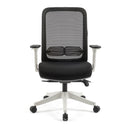 Lotus Mesh Back Operator Chair With Adjustable Arms & Fabric Seat