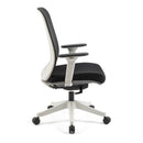 Lotus Mesh Back Operator Chair With Adjustable Arms & Fabric Seat