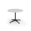 Loft Circular Dining Table - White - NWOF