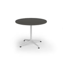 Dams Loft Circular Dining Table in Onyx Grey with sleek round tabletop and modern design, ideal for contemporary dining spaces.