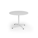 Loft Circular Dining Table - White - NWOF