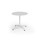 Loft Circular Dining Table - White - NWOF