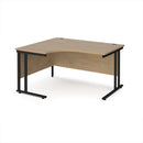 Maestro 25 Ergonomic Desk With Cantilever Leg - Kendal Oak - NWOF