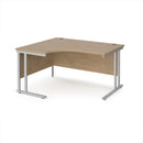 Maestro 25 Ergonomic Desk With Cantilever Leg - Kendal Oak - NWOF