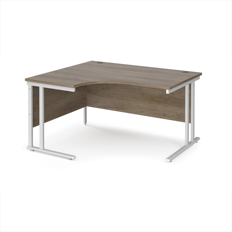 Maestro 25 Ergonomic Desk With Cantilever Leg - Nebraska Oak - NWOF
