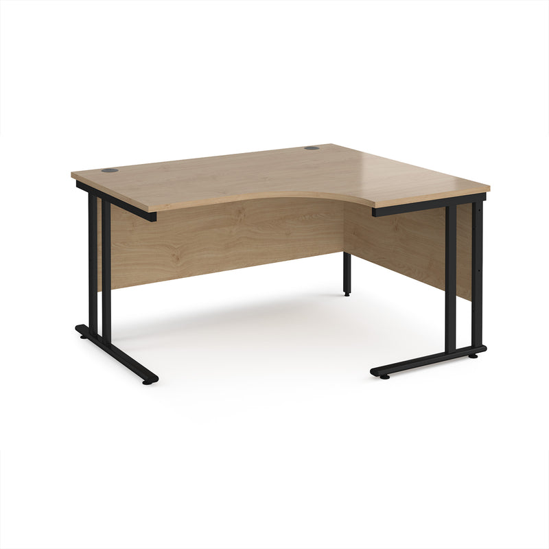 Maestro 25 Ergonomic Desk With Cantilever Leg - Kendal Oak - NWOF