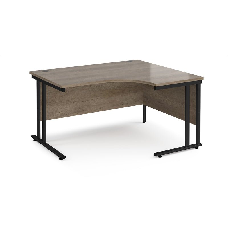 Maestro 25 Ergonomic Desk With Cantilever Leg - Nebraska Oak - NWOF