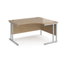 Maestro 25 Ergonomic Desk With Cantilever Leg - Kendal Oak - NWOF