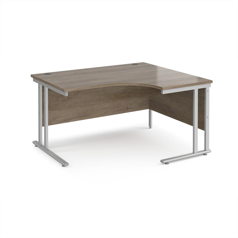 Maestro 25 Ergonomic Desk With Cantilever Leg - Nebraska Oak - NWOF