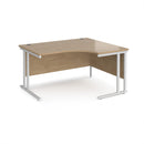 Maestro 25 Ergonomic Desk With Cantilever Leg - Kendal Oak - NWOF