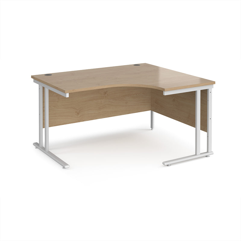 Maestro 25 Ergonomic Desk With Cantilever Leg - Kendal Oak - NWOF