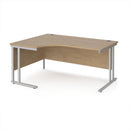 Maestro 25 Ergonomic Desk With Cantilever Leg - Kendal Oak - NWOF