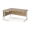 Maestro 25 Ergonomic Desk With Cantilever Leg - Kendal Oak - NWOF