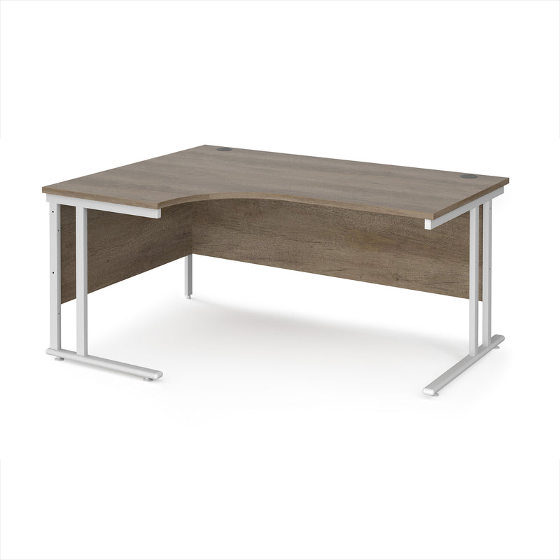 Maestro 25 Ergonomic Desk With Cantilever Leg - Nebraska Oak - NWOF