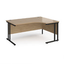 Maestro 25 Ergonomic Desk With Cantilever Leg - Kendal Oak - NWOF