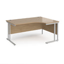 Maestro 25 Ergonomic Desk With Cantilever Leg - Kendal Oak - NWOF