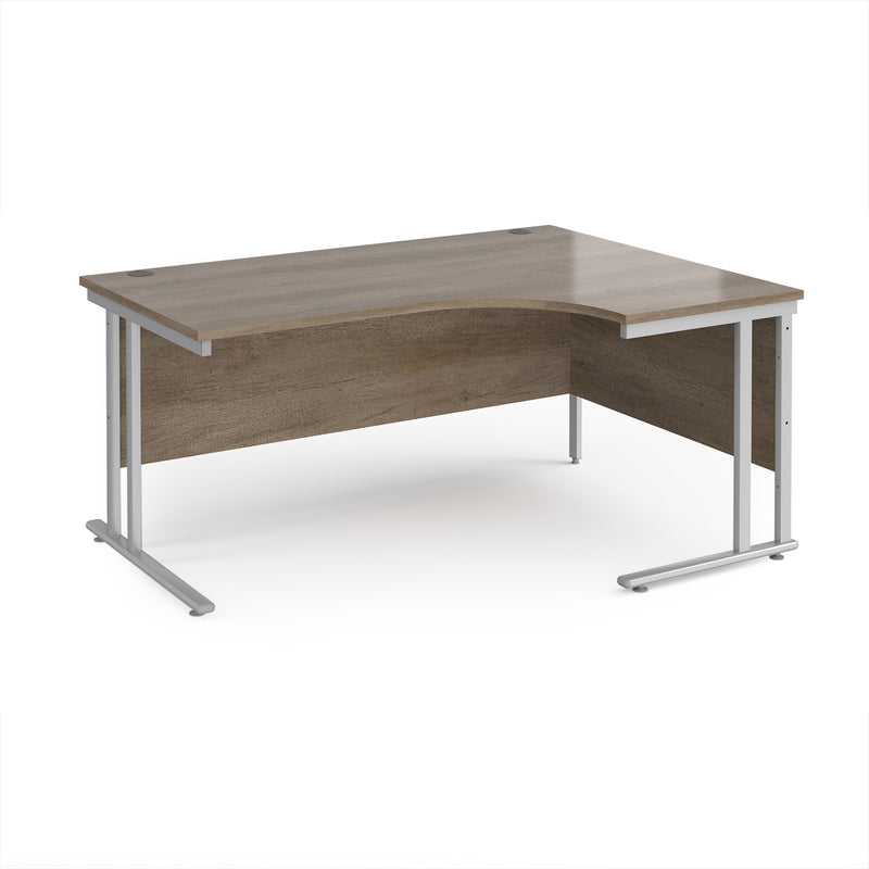 Maestro 25 Ergonomic Desk With Cantilever Leg - Nebraska Oak - NWOF