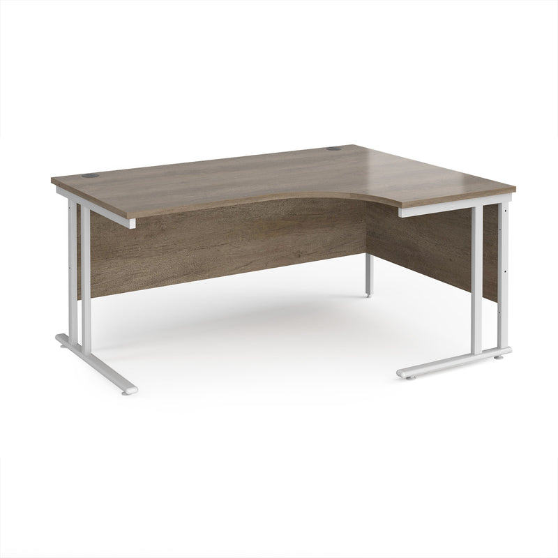 Maestro 25 Ergonomic Desk With Cantilever Leg - Nebraska Oak - NWOF