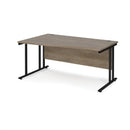 Maestro 25 Wave Desk With Cantilever Leg - Nebraska Oak - NWOF