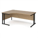 Maestro 25 Ergonomic Desk With Cantilever Leg - Kendal Oak - NWOF