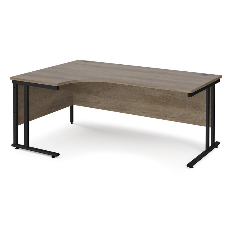 Maestro 25 Ergonomic Desk With Cantilever Leg - Nebraska Oak - NWOF