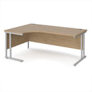 Maestro 25 Ergonomic Desk With Cantilever Leg - Kendal Oak - NWOF