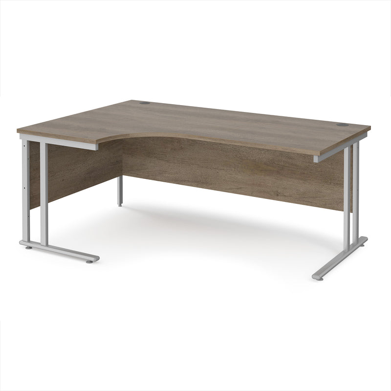 Maestro 25 Ergonomic Desk With Cantilever Leg - Nebraska Oak - NWOF