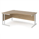 Maestro 25 Ergonomic Desk With Cantilever Leg - Kendal Oak - NWOF