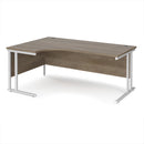 Maestro 25 Ergonomic Desk With Cantilever Leg - Nebraska Oak - NWOF