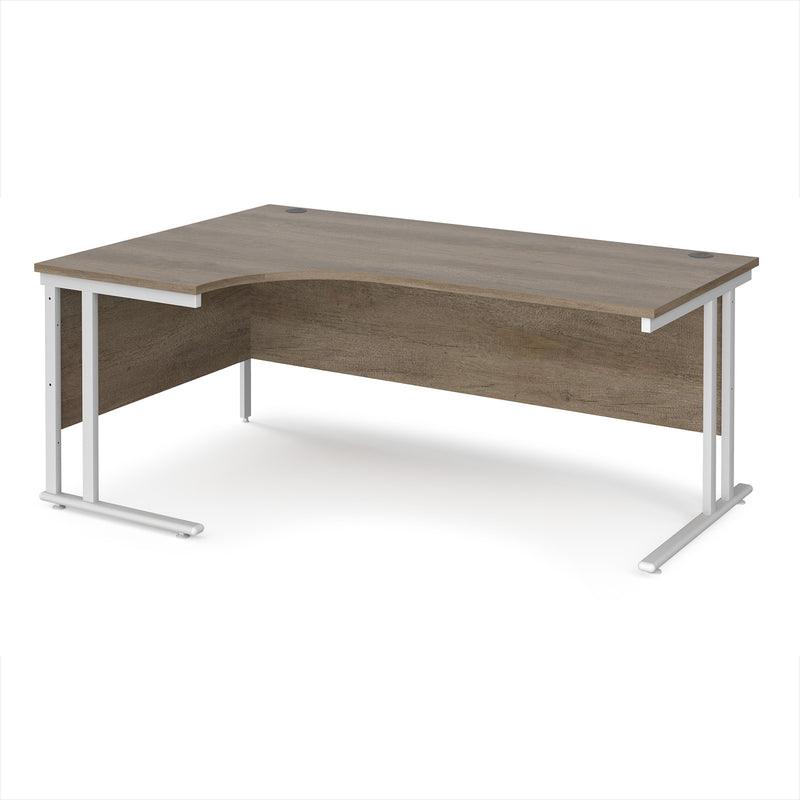 Maestro 25 Ergonomic Desk With Cantilever Leg - Nebraska Oak - NWOF
