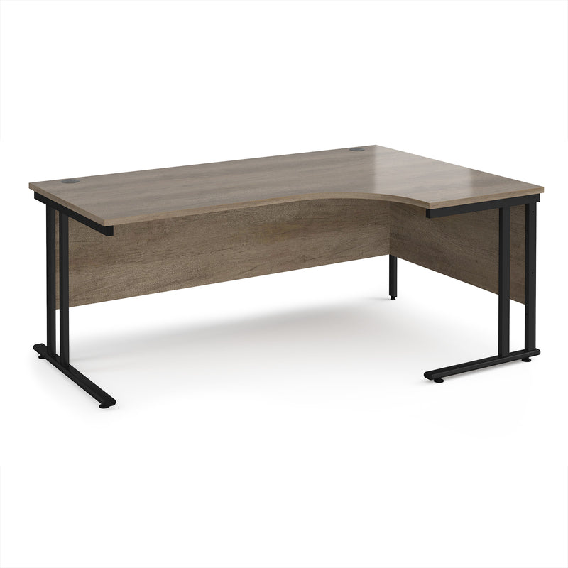 Maestro 25 Ergonomic Desk With Cantilever Leg - Nebraska Oak - NWOF
